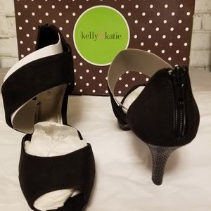 Kelly & Katie Black Suede Drina 8